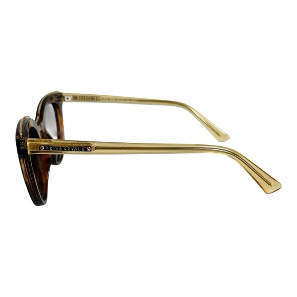 Prive Revaux The Kiki Tortoise Shell Brown Polarized Sunglasses Case Cloth - Picture 4 of 16